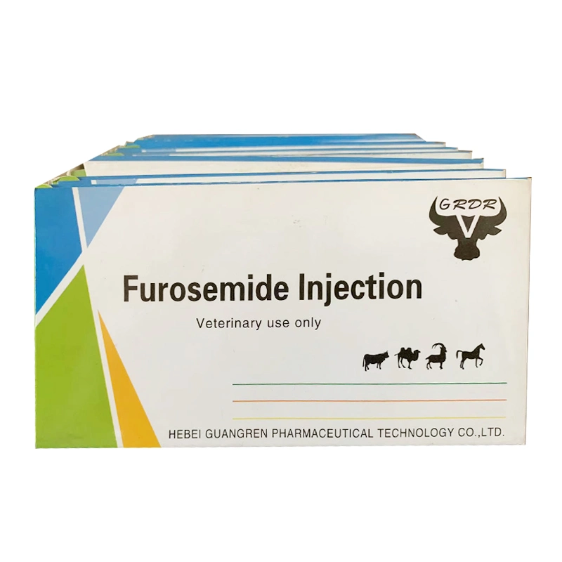 Veterinary Drug Furosemide Injection Pig Cattle Sheep Livestock Pets Cats Dogs Edema Detoxification Renal Failure